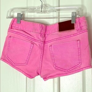 HOT PINK DENIM BILLABONG SHORTS SZ 1